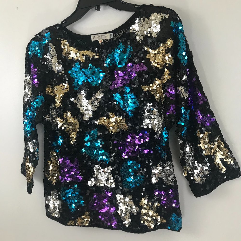 VTG HD Sequined Top 42 - Picture 2 of 7